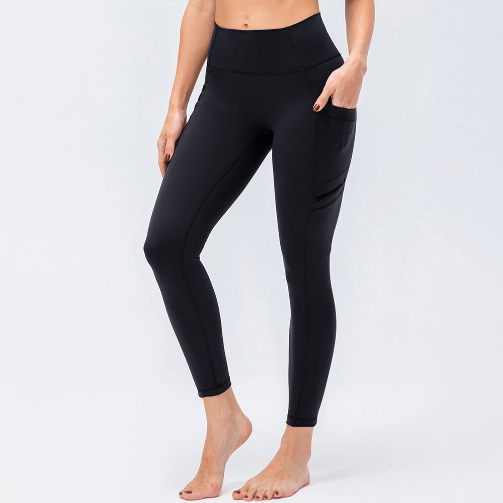 Deborah – Pantalon de Sport Taille Haute Sculptant avec Poches Latérales