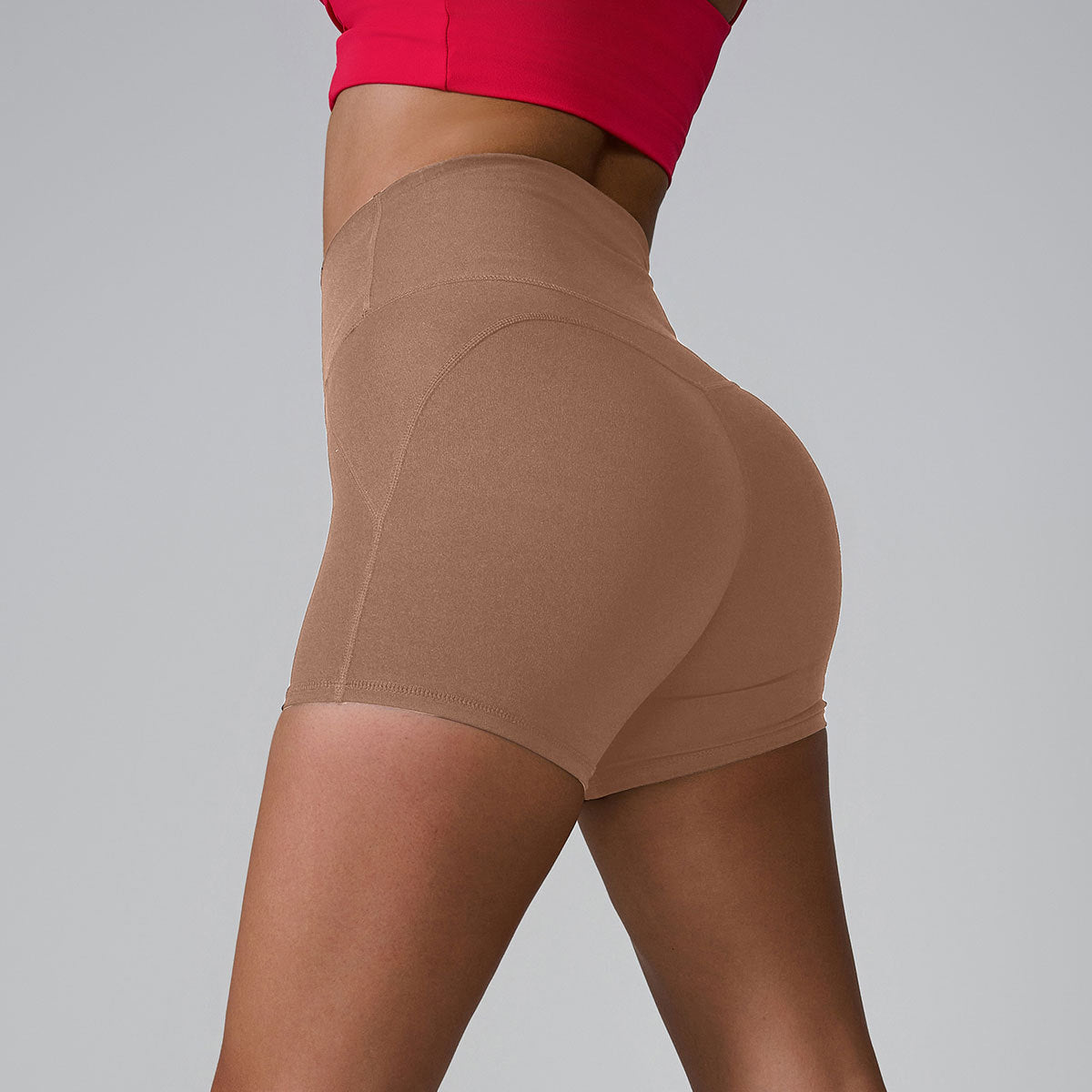 Abigail – Shorts de Yoga à Taille Haute