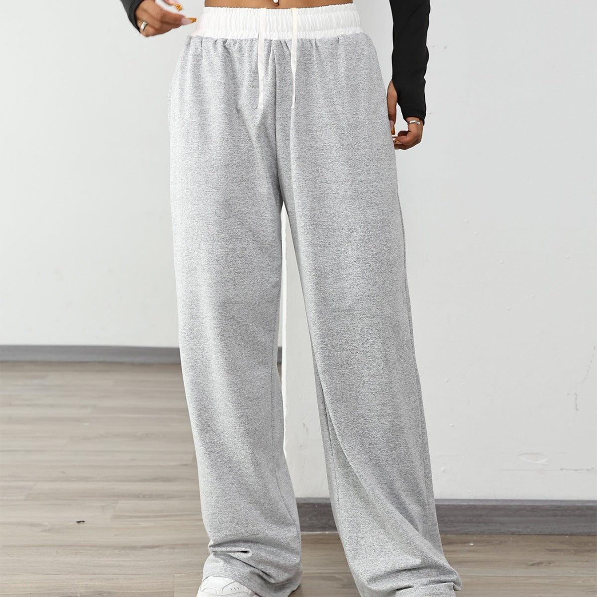Sophie – Pantalon de Sport Confortable à Cordon Contrasté
