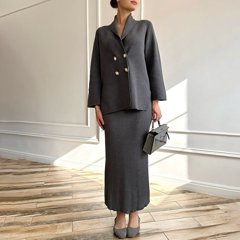 Tamara – Manteau Long à Boutons pour Femme