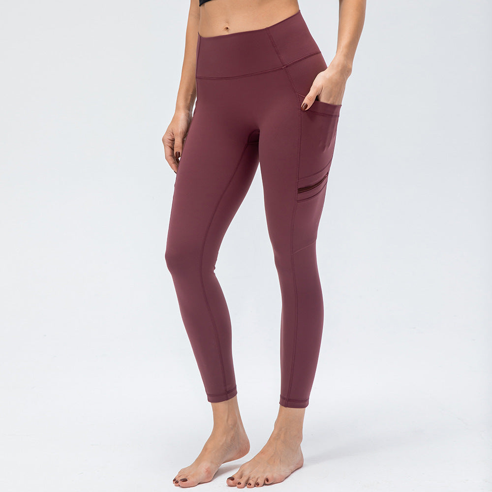 Deborah – Pantalon de Sport Taille Haute Sculptant avec Poches Latérales