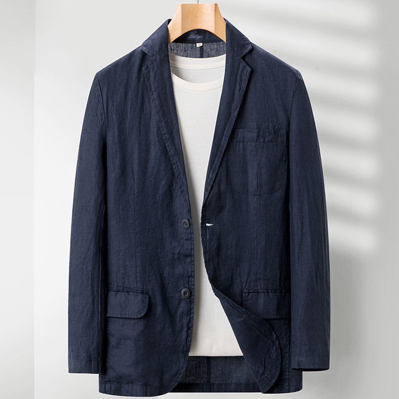 Rebecca – Veste décontractée en lin grande taille pour femmes