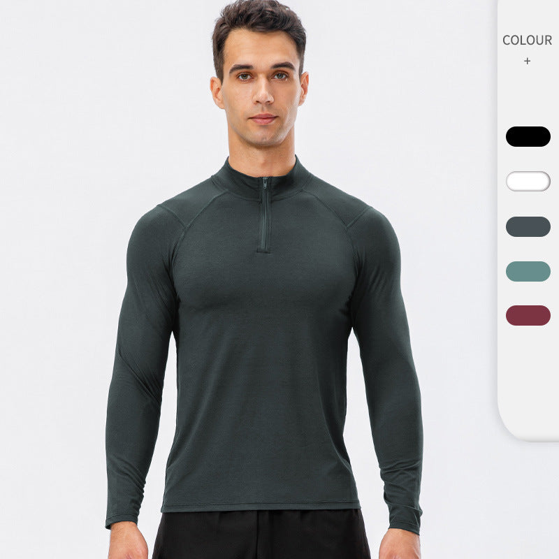 William – Sweat à Capuche Slim Fit à Demi-Zip