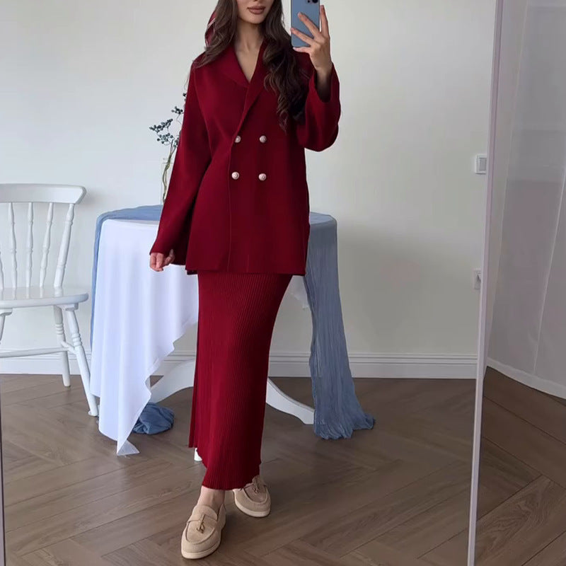 Tamara – Manteau Long à Boutons pour Femme