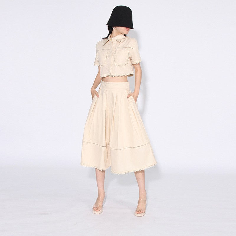 Anne – Ensemble Deux Pièces Court pour Femme