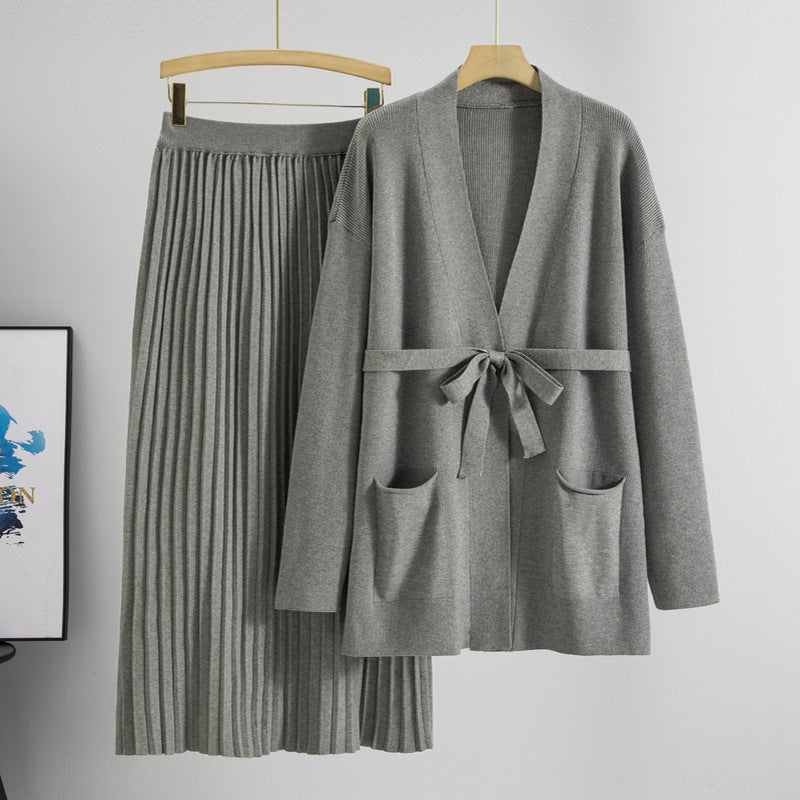 Miranda – Ensemble Mode Jupe Longue Plissée