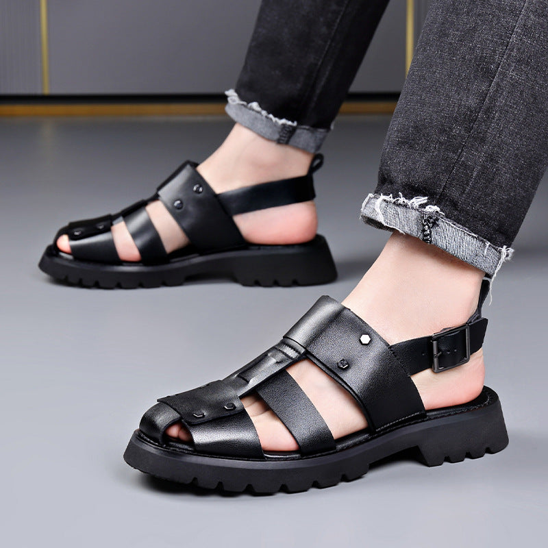 Francis – Chaussures Plates Respirantes à Découpe pour Hommes