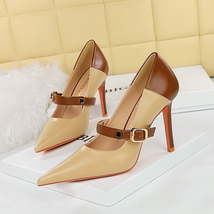 Clara – Chaussures à Talons Aiguilles Rétro pour Femmes