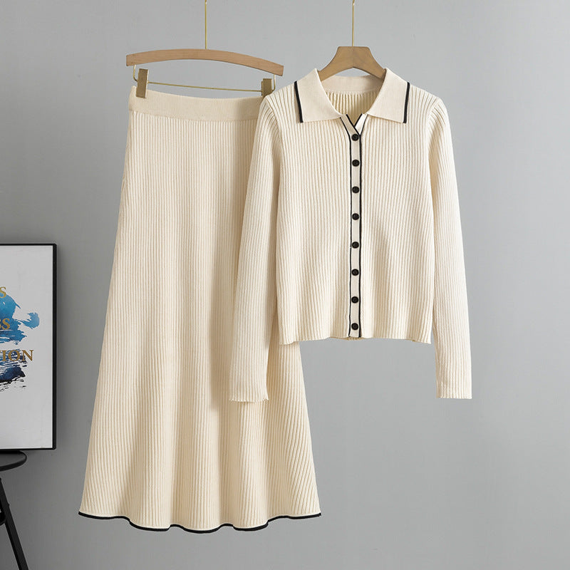 Dawn – Ensemble Deux Pièces en Tricot pour Femme