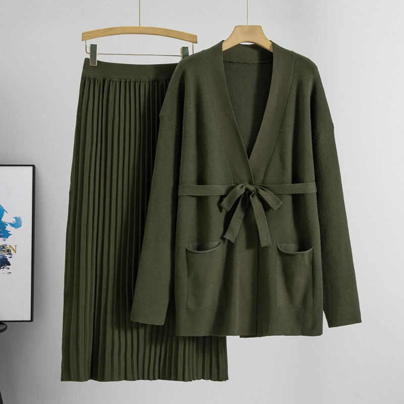 Miranda – Ensemble Mode Jupe Longue Plissée