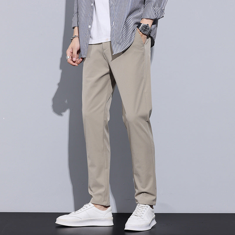 Denis – Pantalon Droit Slim Décontracté pour Homme