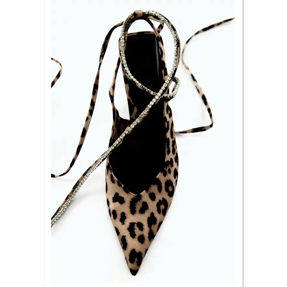 Jennifer – Sandales à Talon Moyen Imprimé Léopard