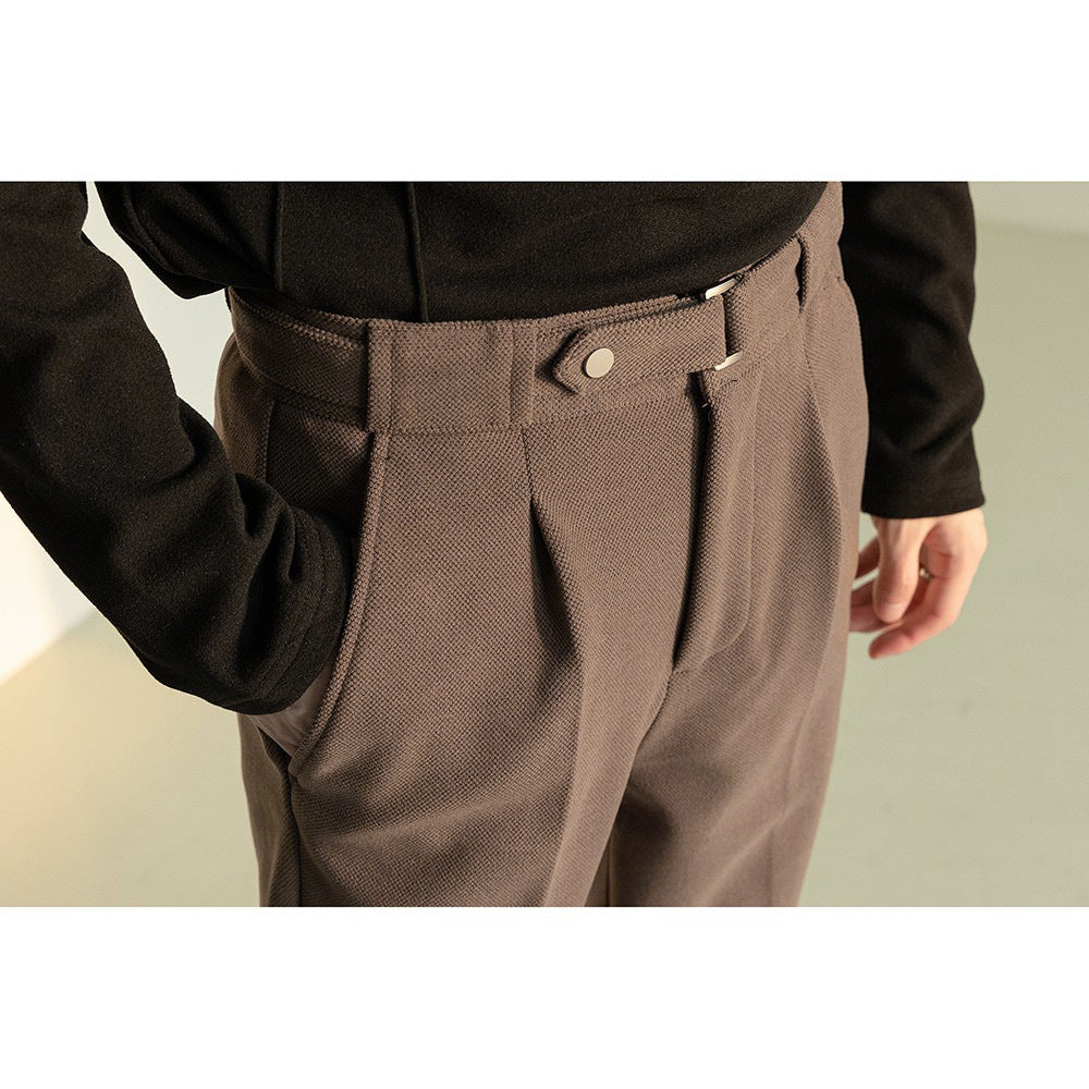 Roy – Pantalon de Costume en Laine Décontracté pour Homme