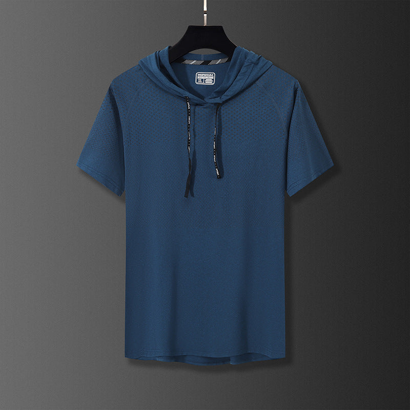 Derek – T-shirt à capuche à séchage rapide pour l'exercice