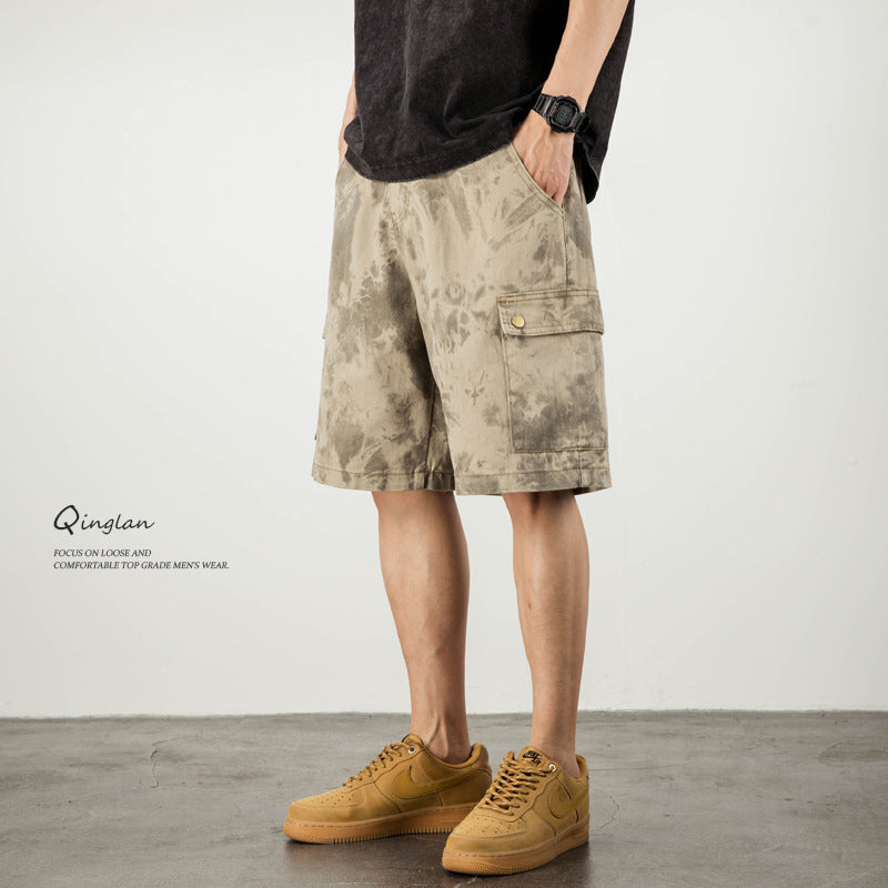 Dean – Shorts en Denim Camouflage Désert