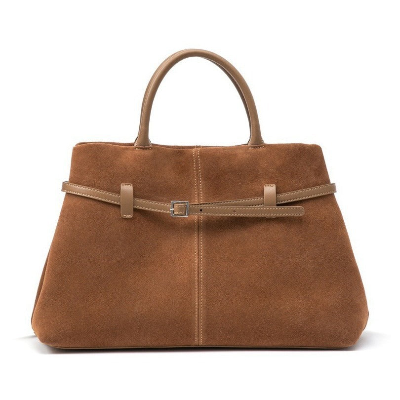 Caroline – Sac à bandoulière rétro en suède vegan