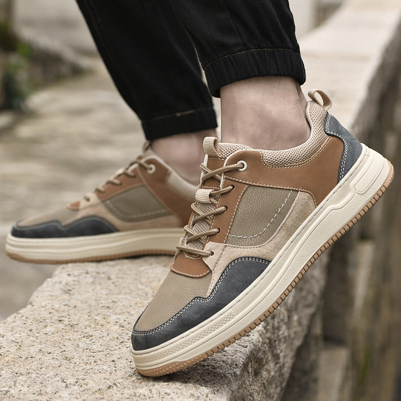 Spencer – Chaussures de Sport Décontractées à Couleur Assortie pour Homme