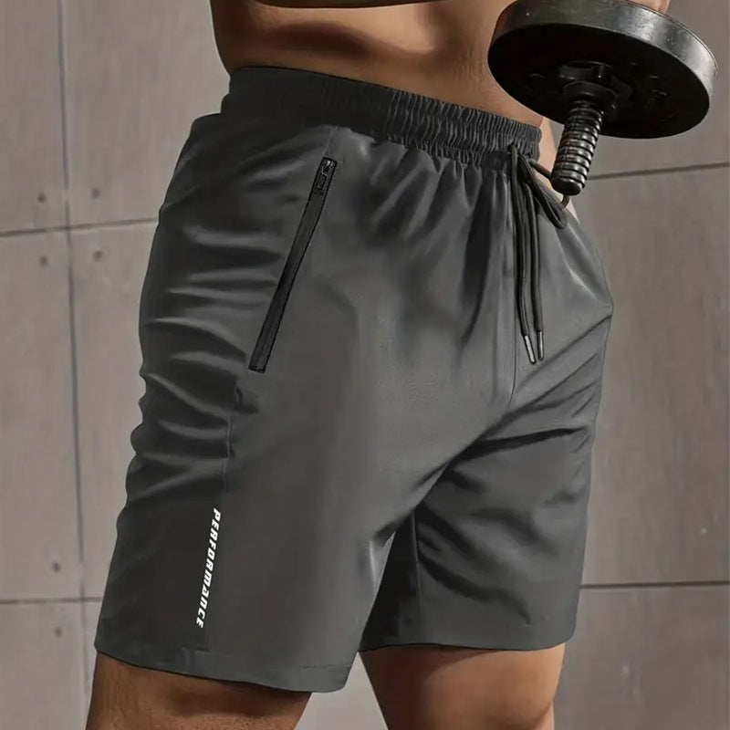 Stan – Shorts de sport en soie glacée amples et à séchage rapide