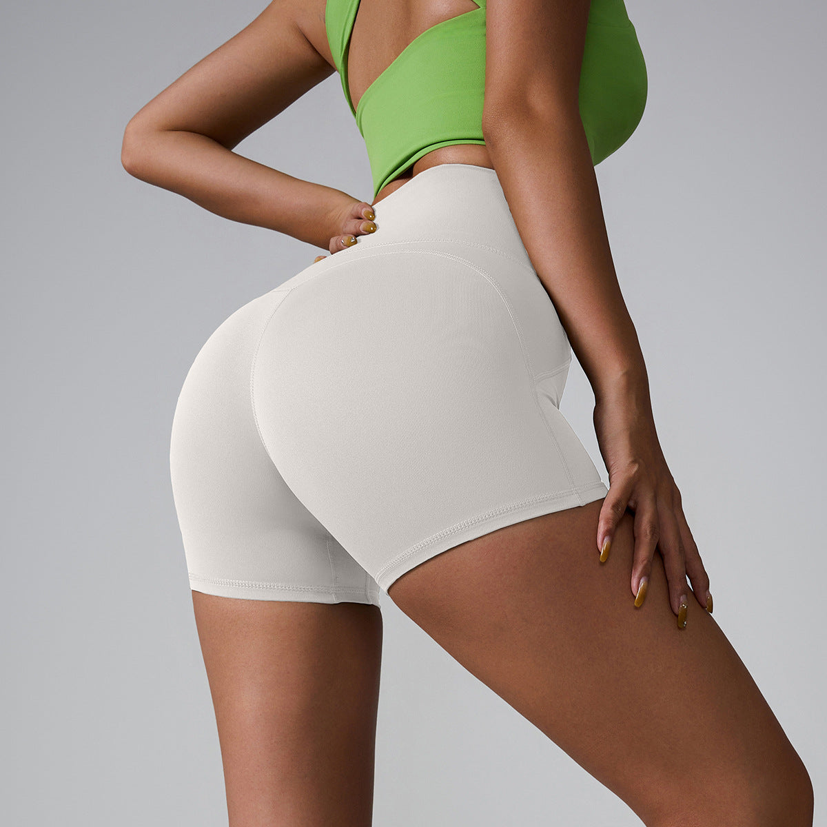 Abigail – Shorts de Yoga à Taille Haute