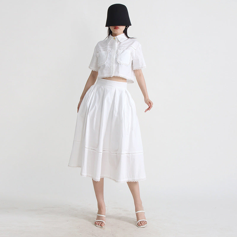 Anne – Ensemble Deux Pièces Court pour Femme
