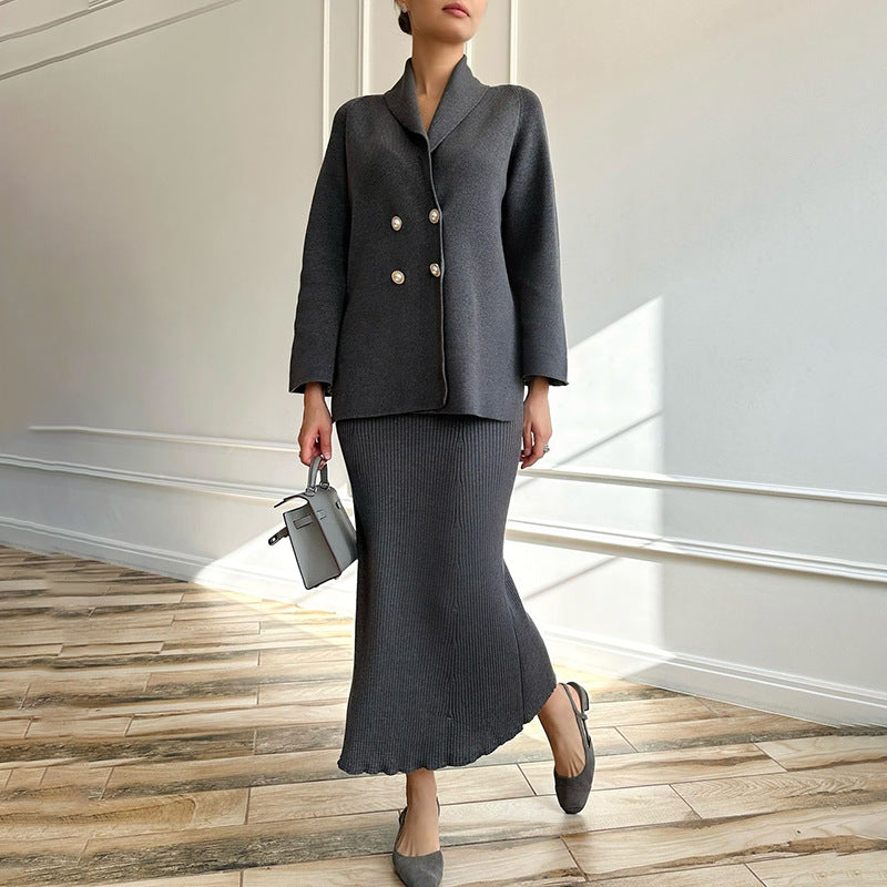 Tamara – Manteau Long à Boutons pour Femme