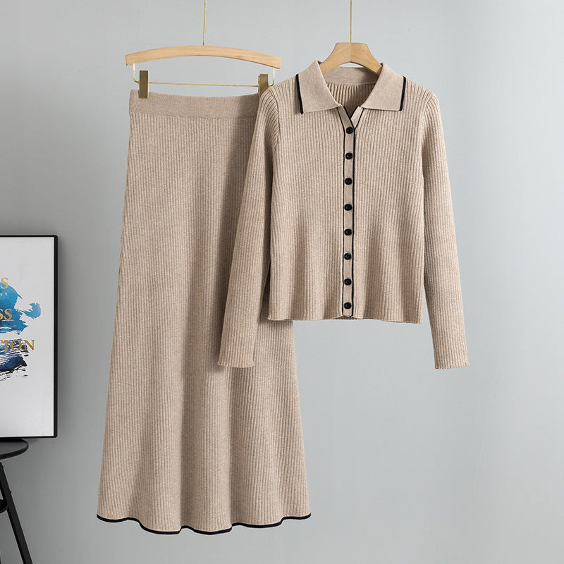Dawn – Ensemble Deux Pièces en Tricot pour Femme