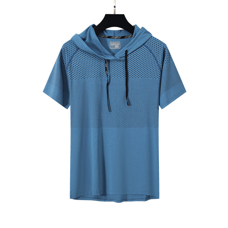 Derek – T-shirt à capuche à séchage rapide pour l'exercice