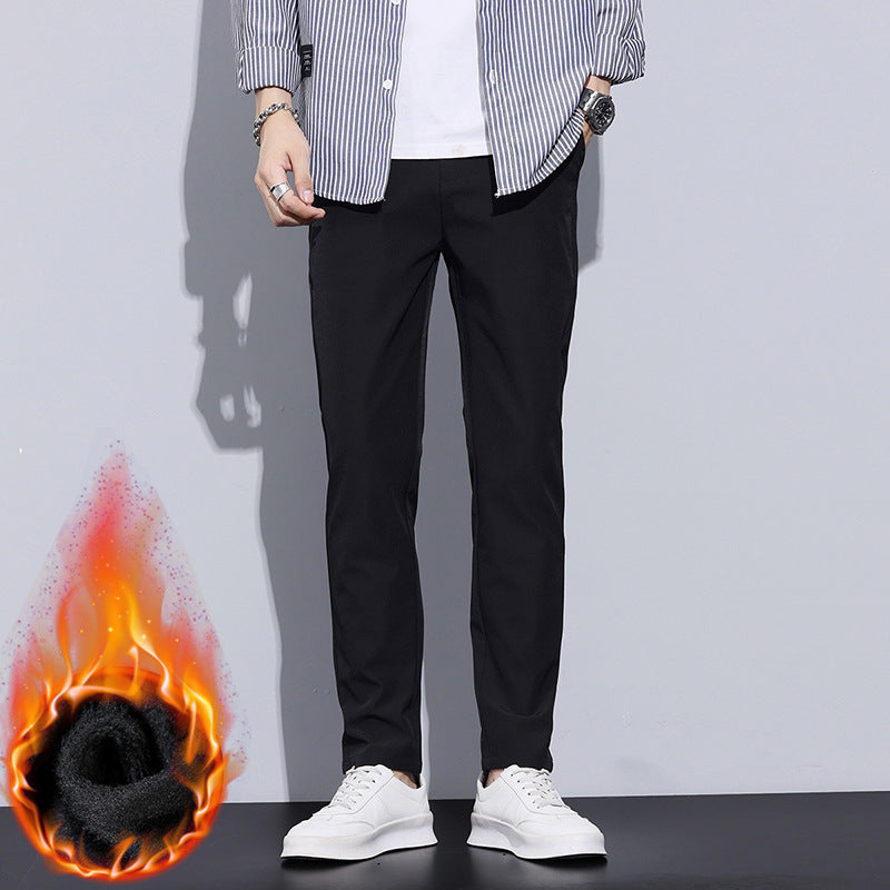 Denis – Pantalon Droit Slim Décontracté pour Homme