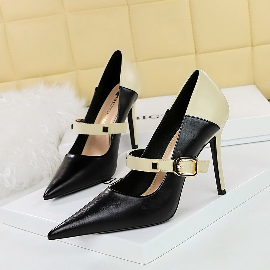 Clara – Chaussures à Talons Aiguilles Rétro pour Femmes