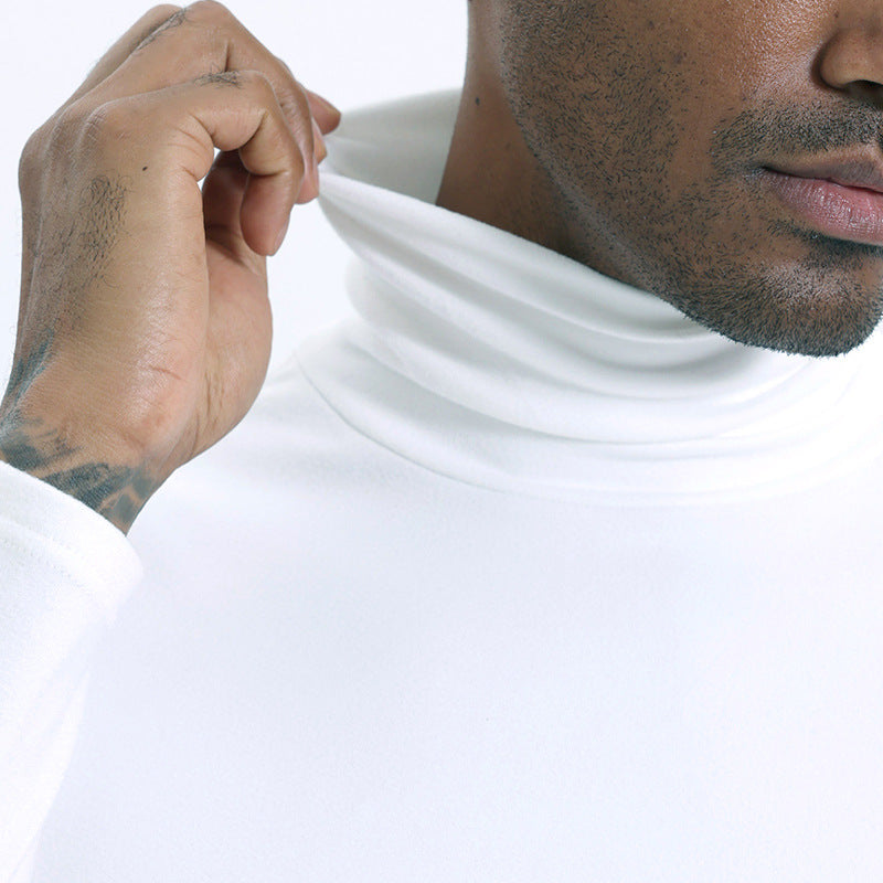 Brian – T-shirt à col roulé pour hommes à manches longues