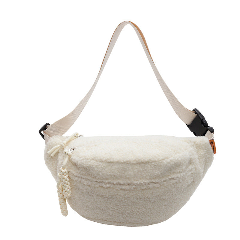 Harriet – Sac Bandoulière en Peluche Grande Capacité