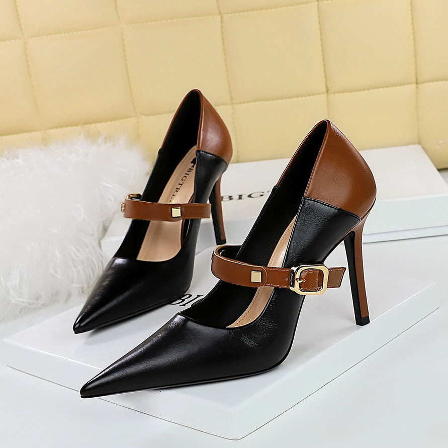 Clara – Chaussures à Talons Aiguilles Rétro pour Femmes