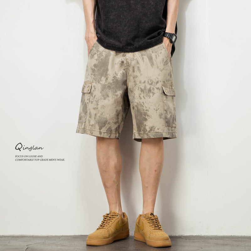 Dean – Shorts en Denim Camouflage Désert