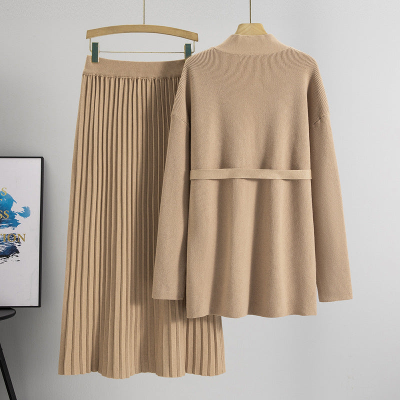 Miranda – Ensemble Mode Jupe Longue Plissée