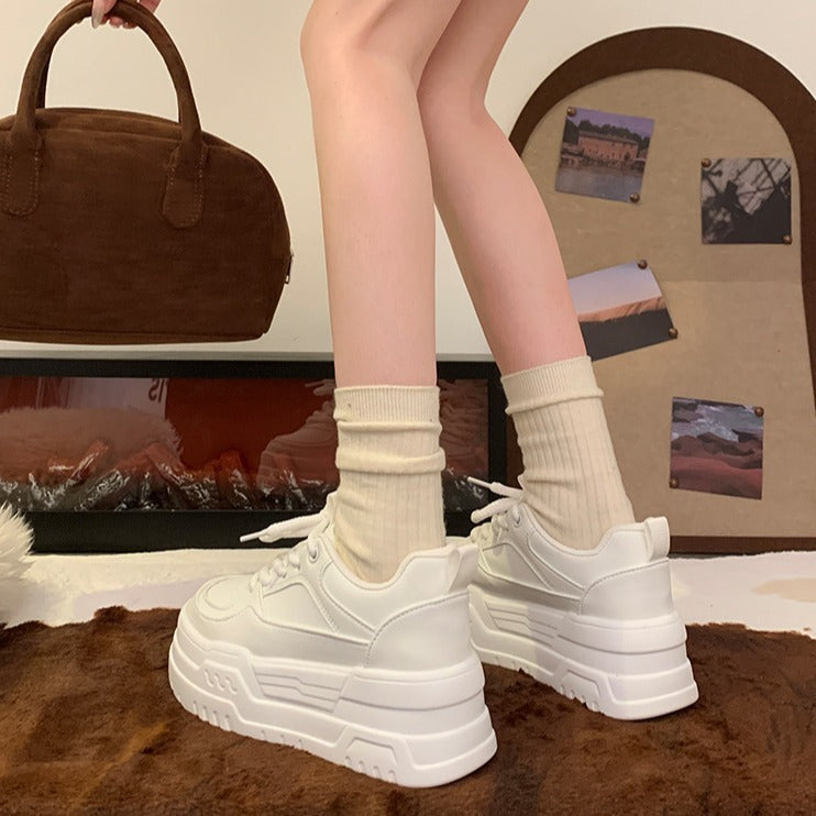 Dawn – Chaussures à Plateforme Légères en Blanc Polyvalent