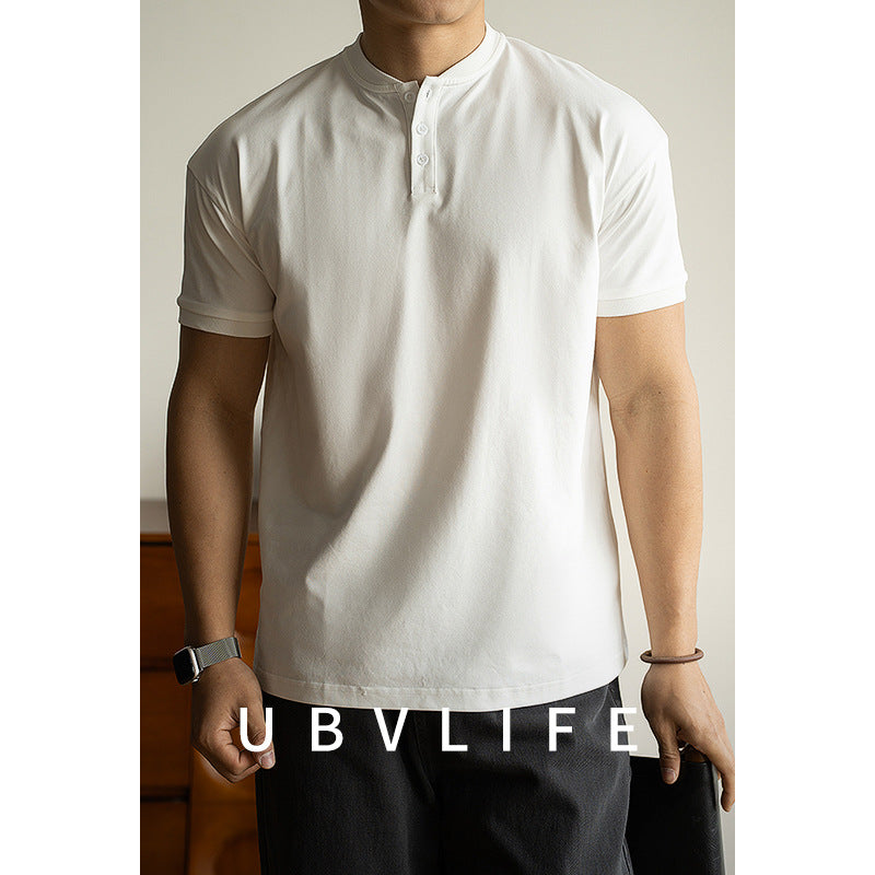 Elliot – Chemise à Col Henry Respirante et Légère