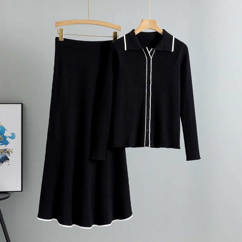 Dawn – Ensemble Deux Pièces en Tricot pour Femme