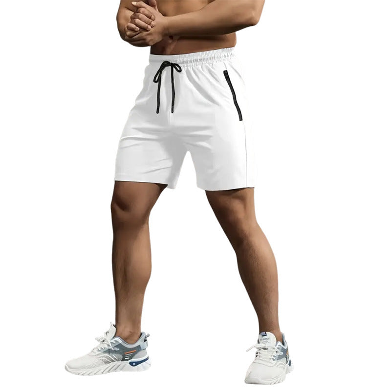 Stan – Shorts de sport en soie glacée amples et à séchage rapide