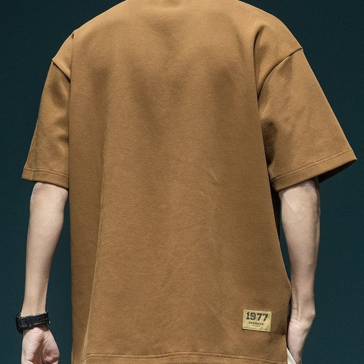 Graham – T-shirt Ample Rétro pour Hommes Grande Taille