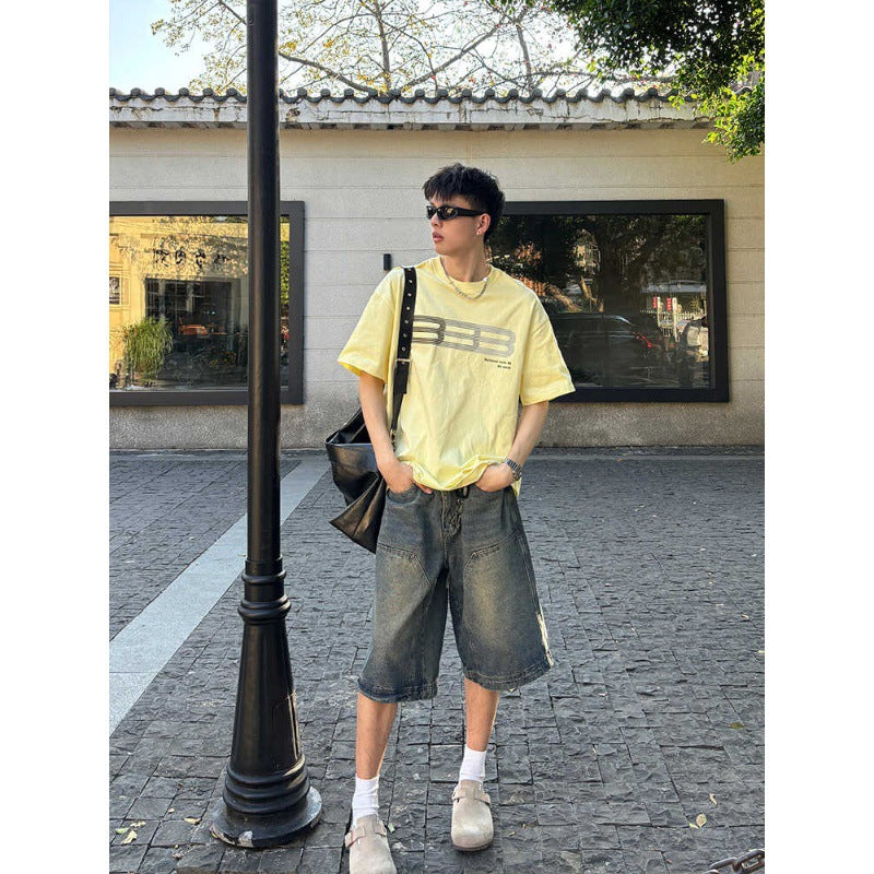 Julian – Shorts en Denim Rétro Lavé