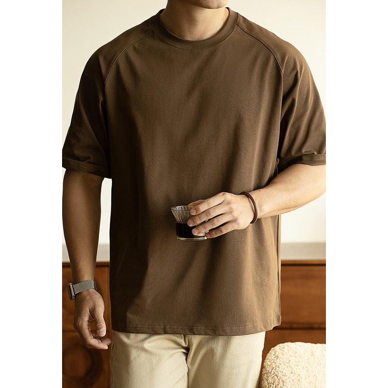 Aaron – T-shirt ample à manches raglan avec protection solaire antibactérienne