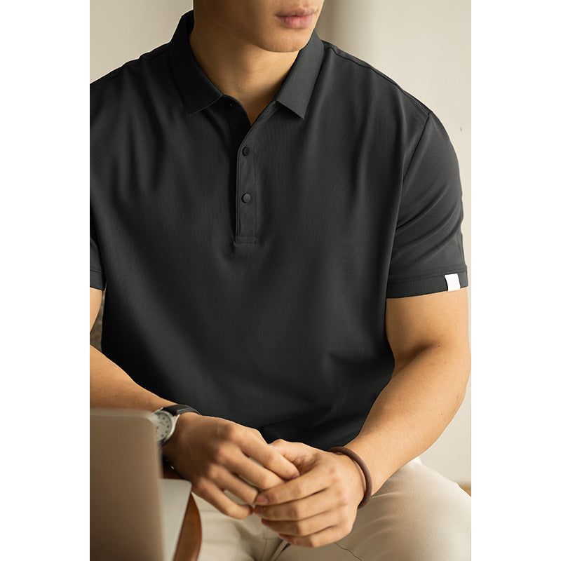 Ryan – Polo en Coton Longue Fibre à Manches Courtes