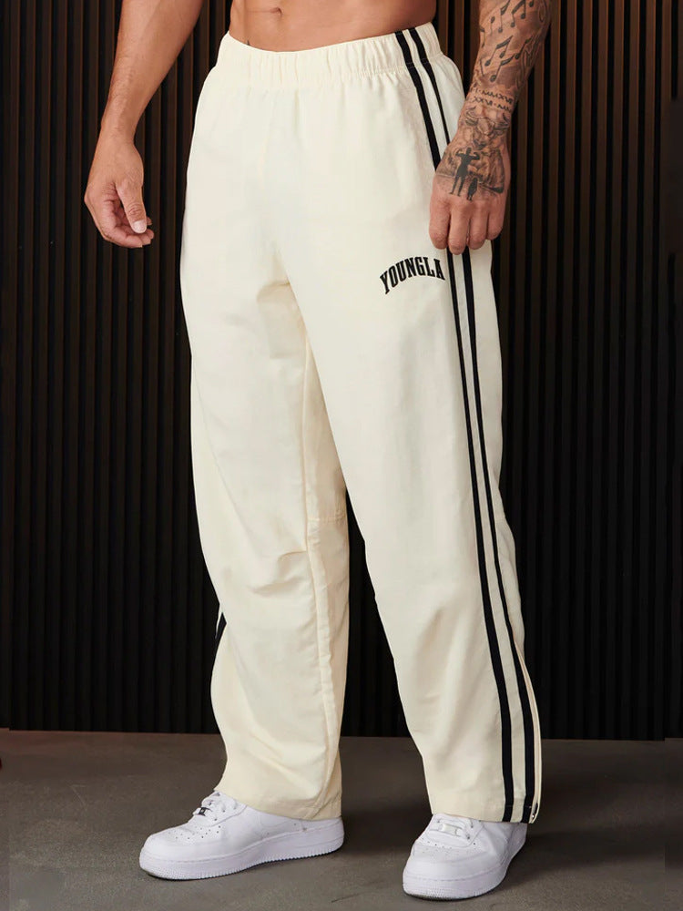 Ryan – Pantalons de Sport pour Hommes avec Imprimé à Pairs de Couture