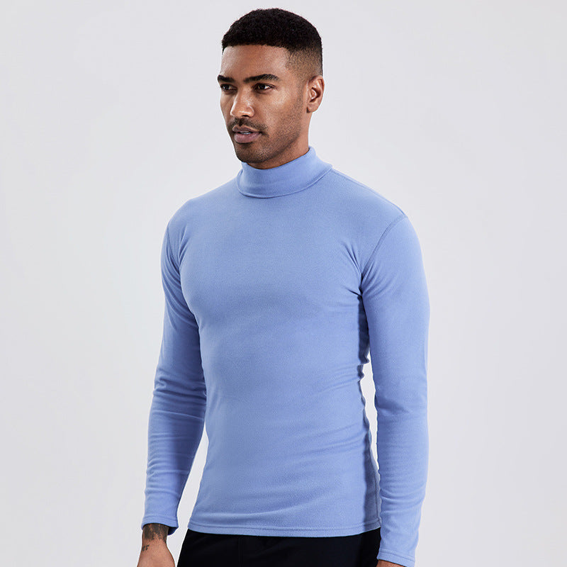 Brian – T-shirt à col roulé pour hommes à manches longues