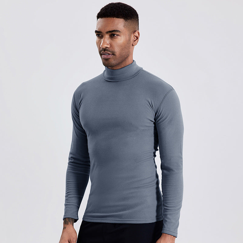 Brian – T-shirt à col roulé pour hommes à manches longues
