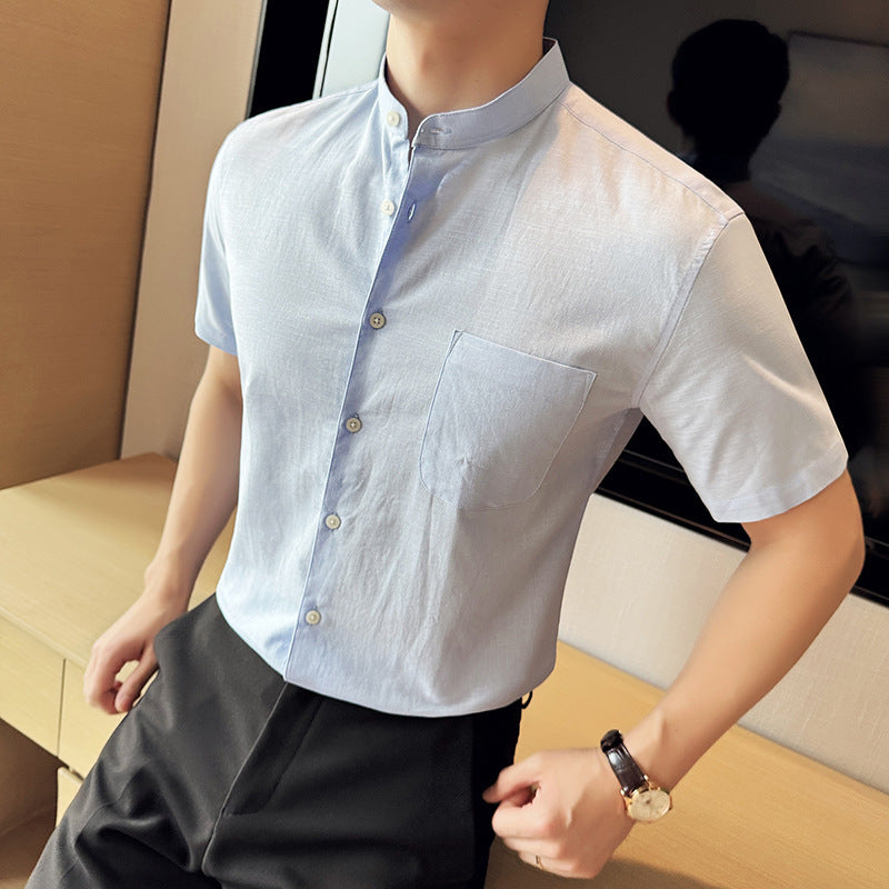 Denis – Chemise en Lin Léger et Respirant