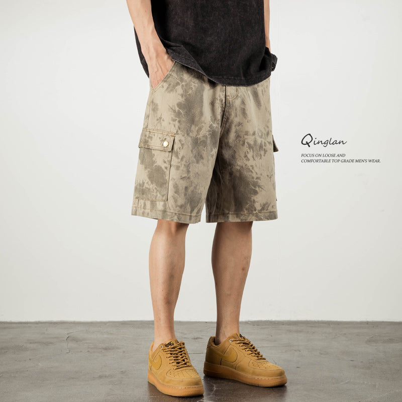 Dean – Shorts en Denim Camouflage Désert