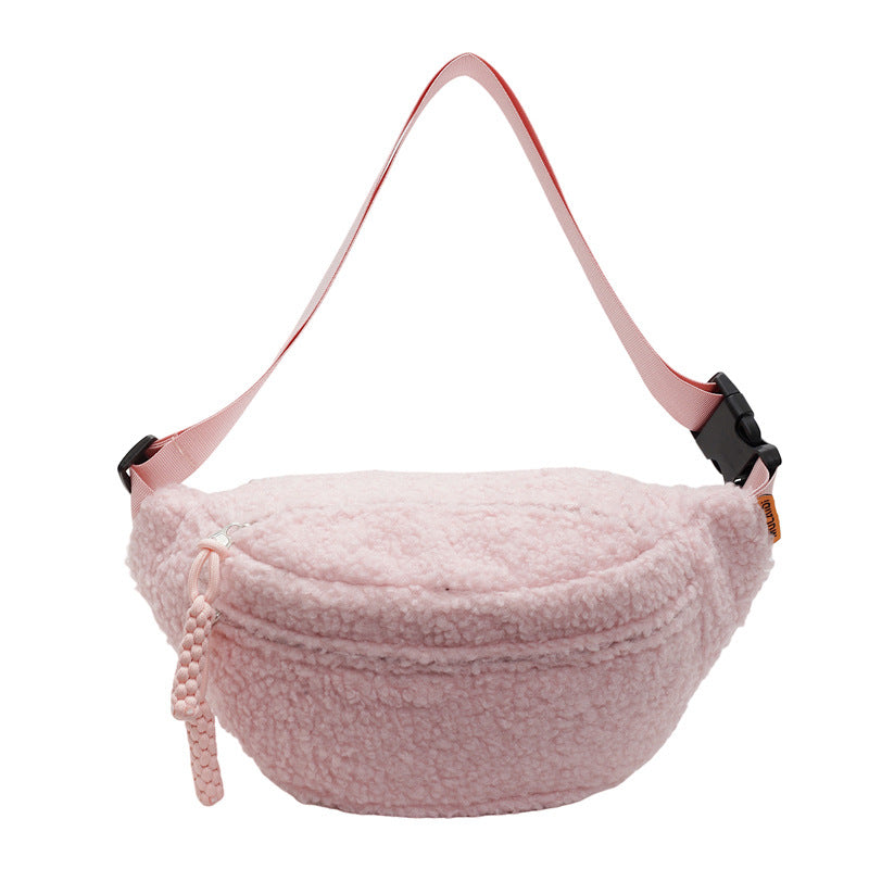 Harriet – Sac Bandoulière en Peluche Grande Capacité