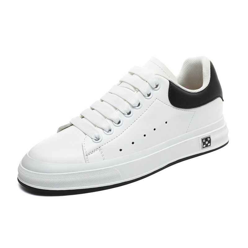 Kenny – Chaussures Décontractées en Cuir Vegan Blanc Doux pour Homme