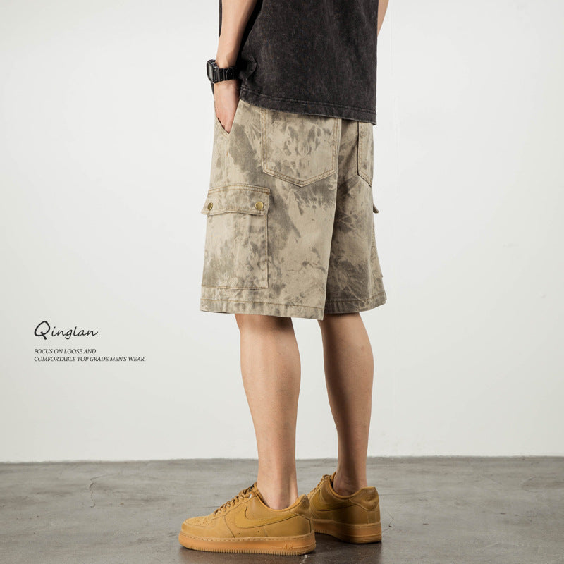 Dean – Shorts en Denim Camouflage Désert